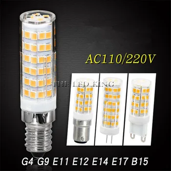 

LED ceramic bulb G9 110V E11 220V E12 110V Ceramic Plastic E14 220V LED Light Bulb G4 110V Ceramic Light Body 220V BA15D 110V