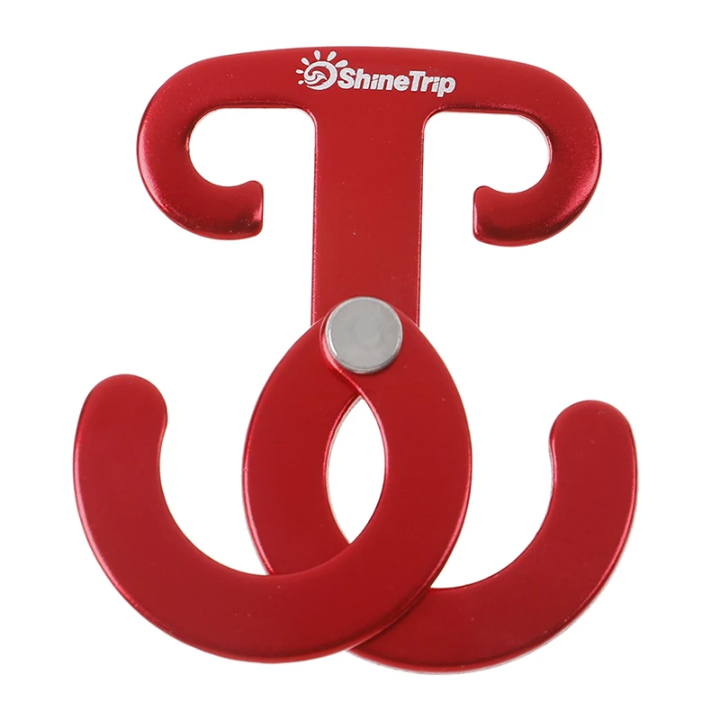 New Self-locking Carabiner Tensioner Wind Rope Tent Stopper Hanger Hook Multi Function Alloy Aluminium Camping Buckle | Спорт и