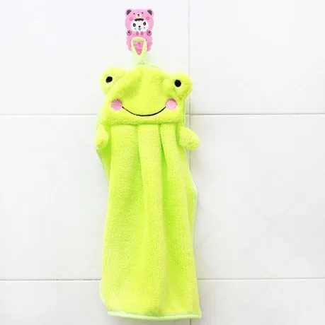 Crianças de banho Toalha de Limpar Adorável Pato Dos Desenhos Animados Do  Berçário Sapo Panda Animal Pendurado Tecido de Pelúcia Macia Do Bebê da  Criança|Toalhas de mão| - AliExpress