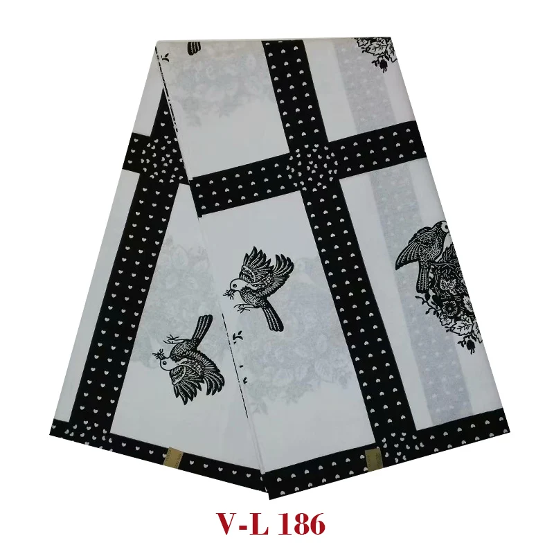 

2019 Latest design African wax veritable dutch block Batik wax ankara real wax high quality hot sale V-L186