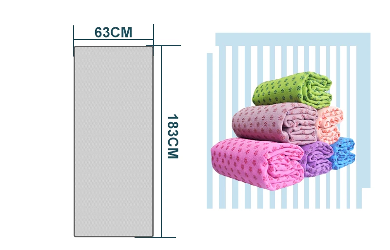 YOUGLE нескользящий коврик для йоги, полотенце, одеяло для фитнеса, упражнений, пилатеса, тренировок