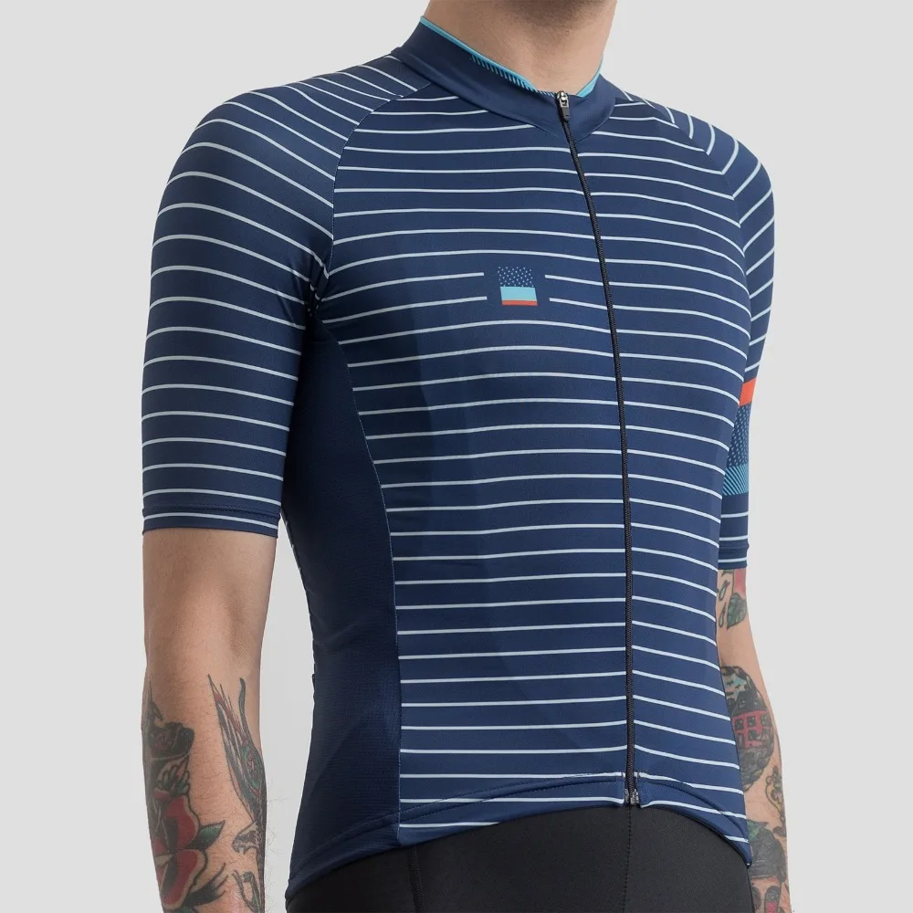 Для мужчин лето Pro Team Велоспорт Джерси рубашка костюмы открытый одежда для триатлона короткий рукав Mountain Велосипедный Спорт Рубашка