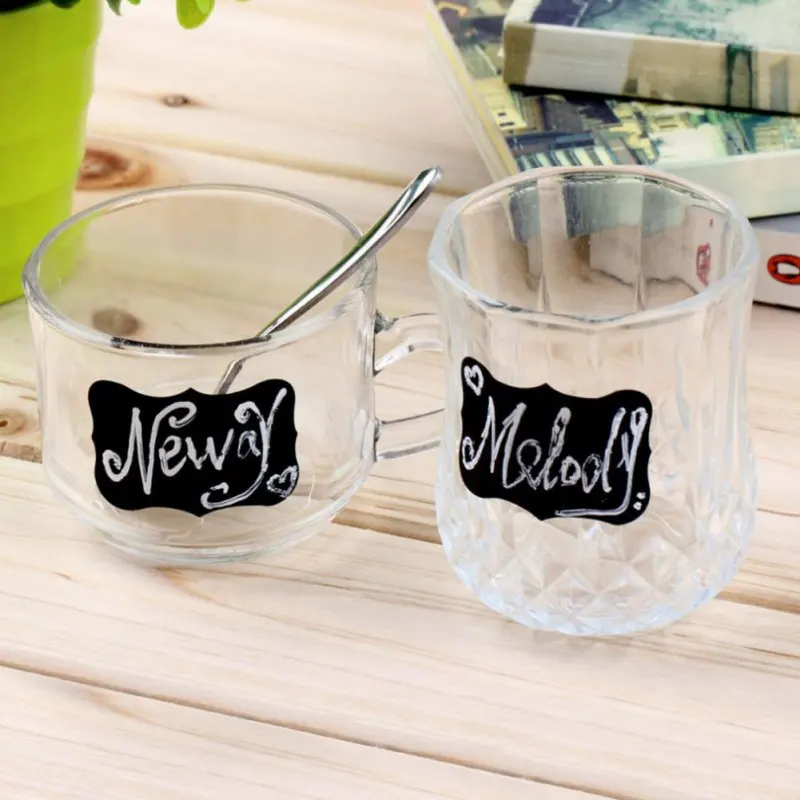 

Waterproof Chalkboard Kitchen Spice Label Stickers Home Jam Jar Bottle Tags Blackboard Labels Sticker Glass bottle Decor Sticker