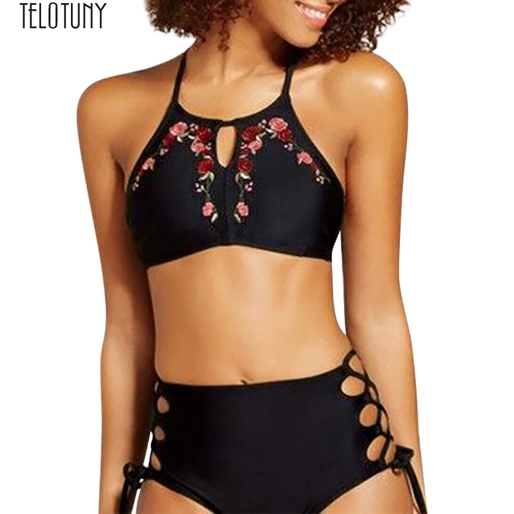 

TELOTUNY Ladies Swimsuit Women Push-Up Padded Bra Beach Set Swimsuit Sexy Printing Swimwear Women Swimwear Fashion Hot New Jan17