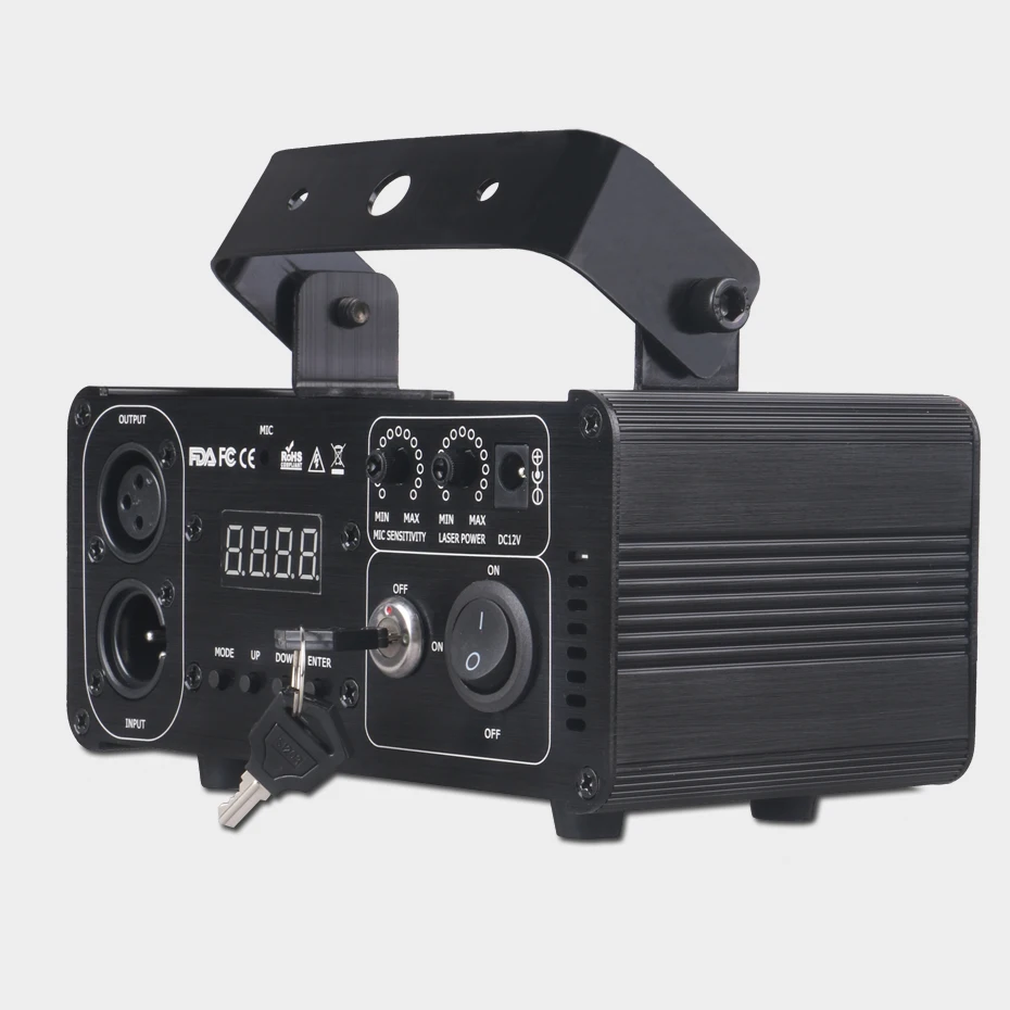 الغريبة عن بعد RGB 400 mw DMX512 الليزر خط ماسحة المرحلة الإضاءة تأثير كشاف ضوء DJ الرقص شريط عيد الميلاد حزب ديسكو المعرض أضواء