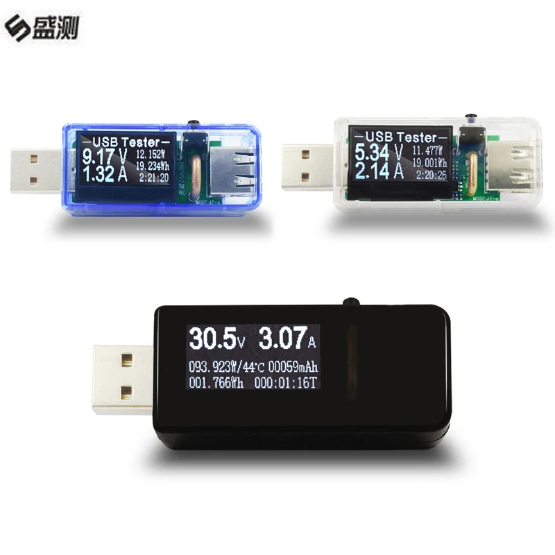7 in 1 USB tester DC Digital voltmeter amperimetro current meters amp