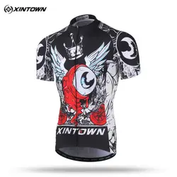 Xintown 2018 Pro Team Велосипедная форма Для мужчин короткий рукав Vélo рубашка MTB дорожный велосипед Джерси полиэстер велосипедов Одежда