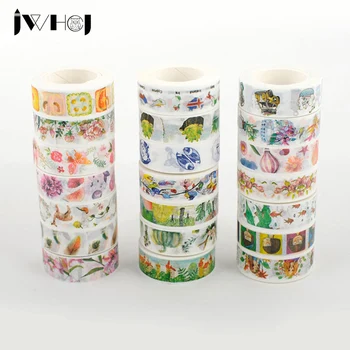 

1 x (21style optional) 1.5cmX10m Kawaii washi tape children like DIY Diary decoration masking tape stationery scrapbooking tools