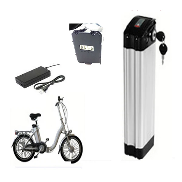 Flash Deal Silver Fish Aluminium Case eBike battery 24V 15Ah Electric Bike battery for Bafang 8Fun E-Bike motor 5