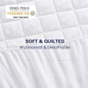 Bed Cover Brushed Fabric Quilted Mattress Protector Waterproof Mattress Topper for Bed Anti-mite Mattress Cover copri rete letto ► Photo 3/5
