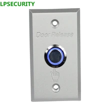 LPSECURITY светодиодный индикатор с подсветкой, блокировка ворот, выход, кнопочный переключатель, дверь, выпуск, металл alunimum COM NO NC 86*50*33