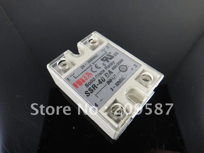 10 шт. твердотельное реле SSR-40DA 40A /250V 3-32VDC | Обустройство дома
