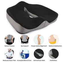 Hot Sale Chair Cushion Flexible Memory Sponge Buttock Cushion Bottom Seats Back Office Chair Orthopedic Seat Cushions Cojines