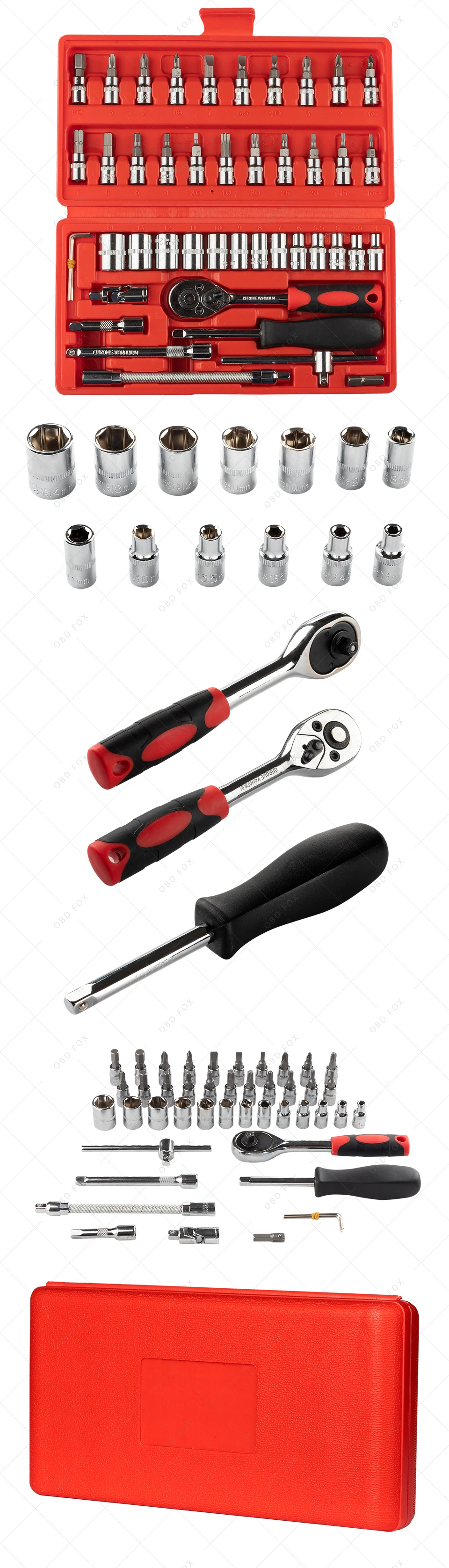 46pcs Carbon Steel Combination Tool 960