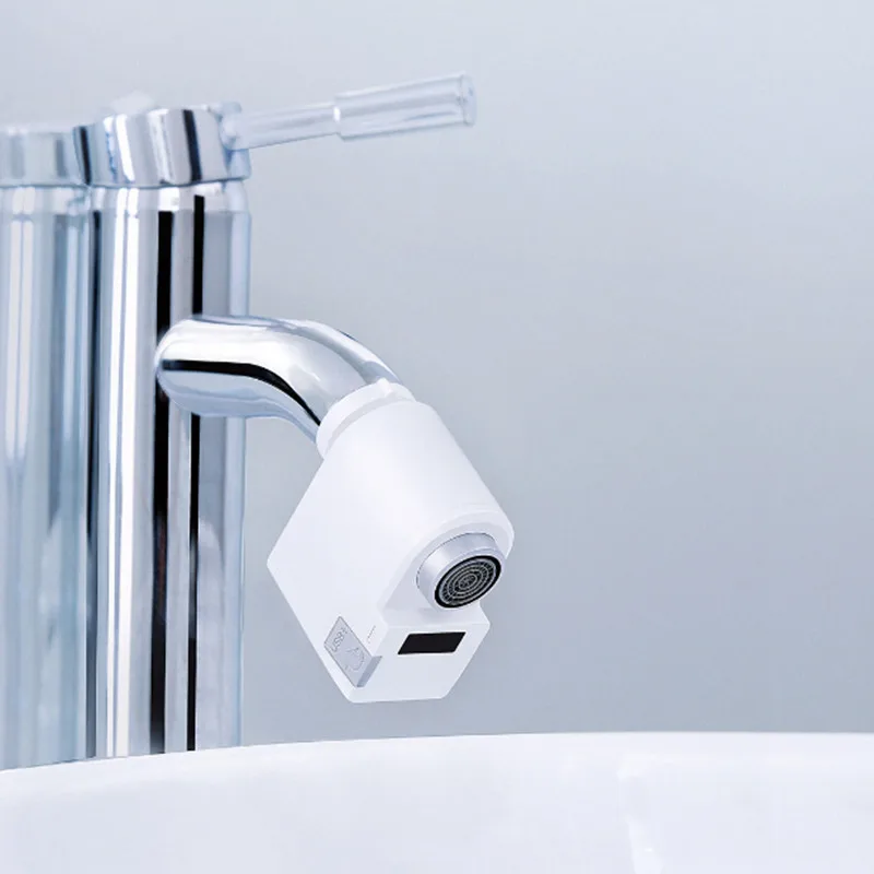 Goedkoop Originele Xiaomi Zajia Inductie Water Saver overloop smart kraan sensor Infrarood water energiebesparende apparaat Keuken Nozzle Tap