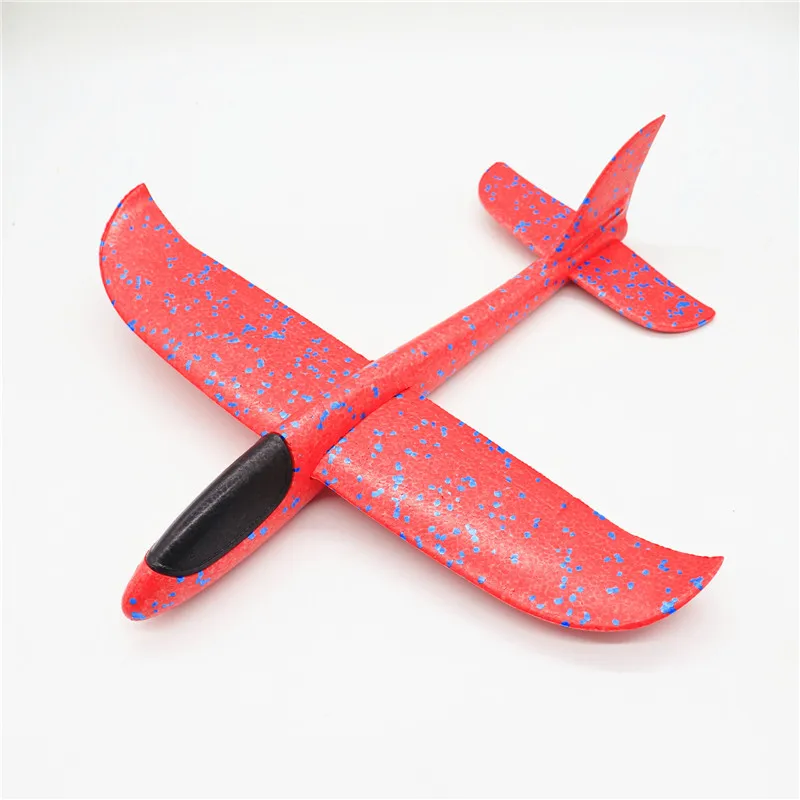 48cm Big Foam Plane Aircraft LED Hand Launch Throwing Airplane Glider Inertial Foam EPP Toy Children Plane Model Toys 2