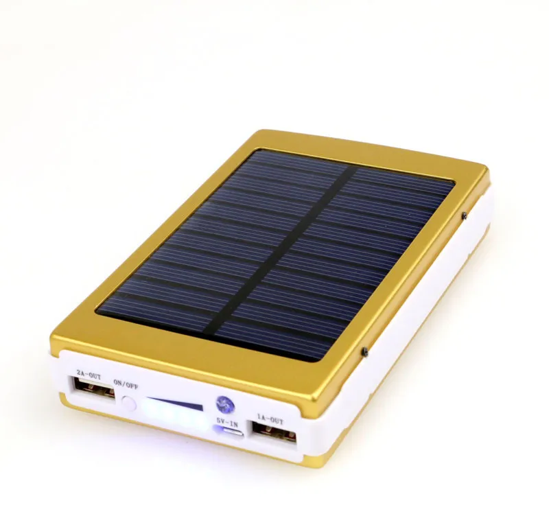 Дополнительный внешний аккумулятор 20000 мА/ч, Портативный solar power bank с СВЕТОДИОДНЫЙ Солнечное зарядное устройство, внешний аккумулятор для iphone 7plus samsung s8 xiaomi pocophone f1