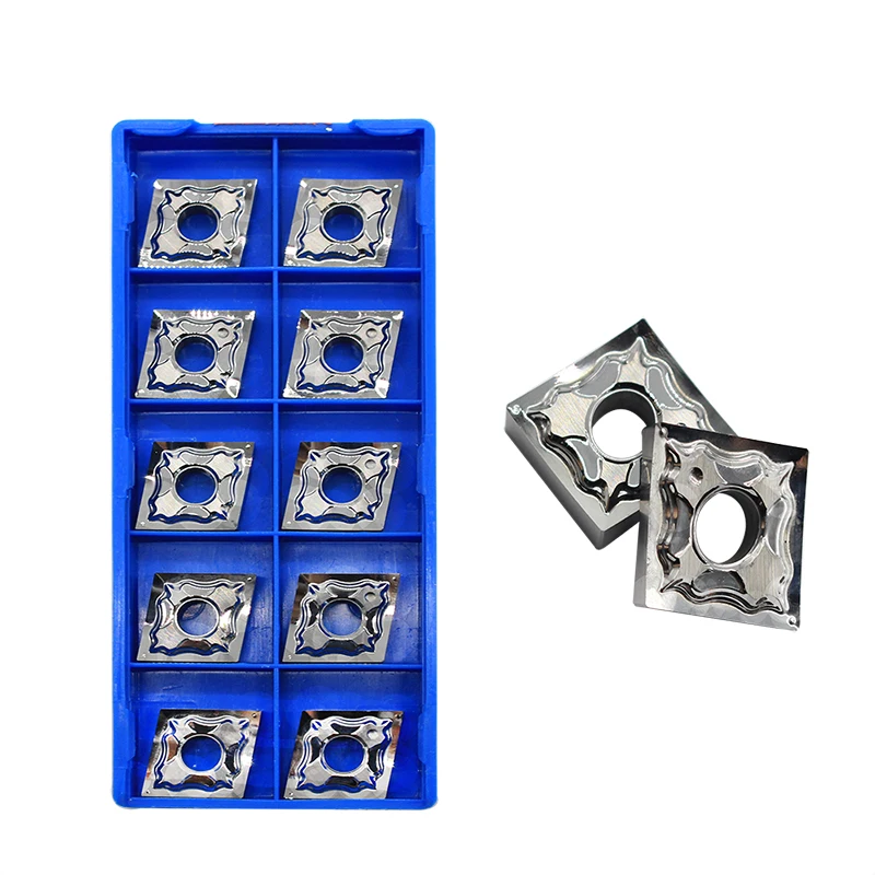 

10PCS CNMG120402 CNMG120404 HA H01 Aluminum Cutter Blade 100% Original Insert Tool Turning Lathe Turning Holder Turning Tool