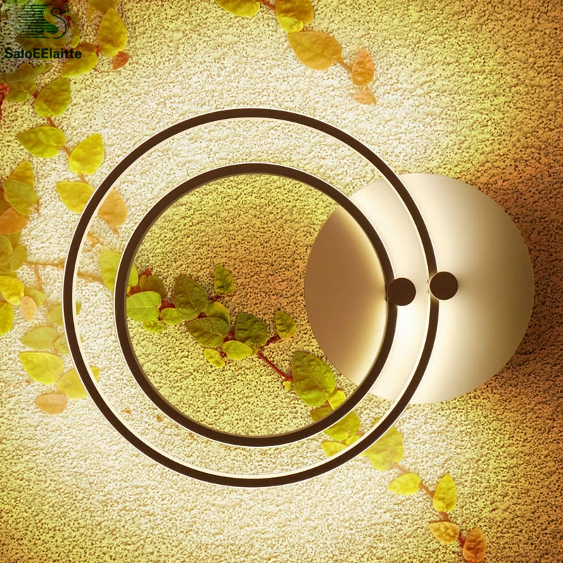 

Modern Simple 2 Rings Aluminium Led Ceiling Lights Lustre Acrylic Bedroom Led Ceiling Lamp Luminaria Led Ceiling Light Fixtures