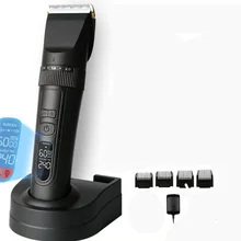 Профессиональная Беспроводная Машинка для стрижки волос щетка для шерсти комплект Влажная/сухая перезаряжаемая Мужская триммер для удаления волос Машинка для стрижки