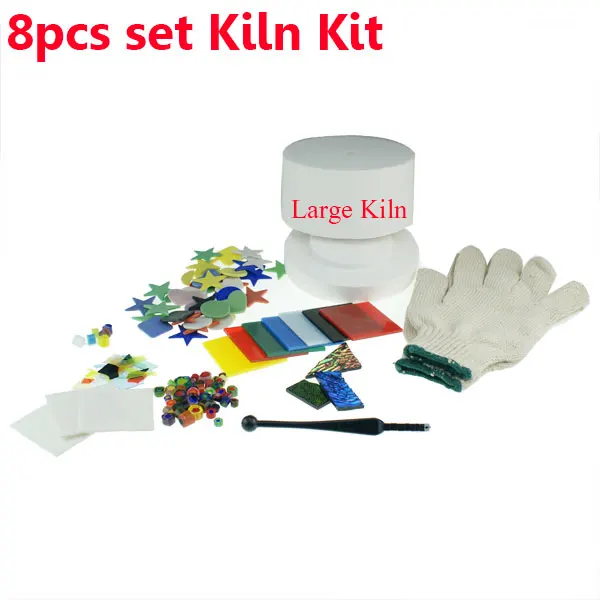 Free Shipping Microwave Fusing Kiln For Glass Fusing 8pcs set Large