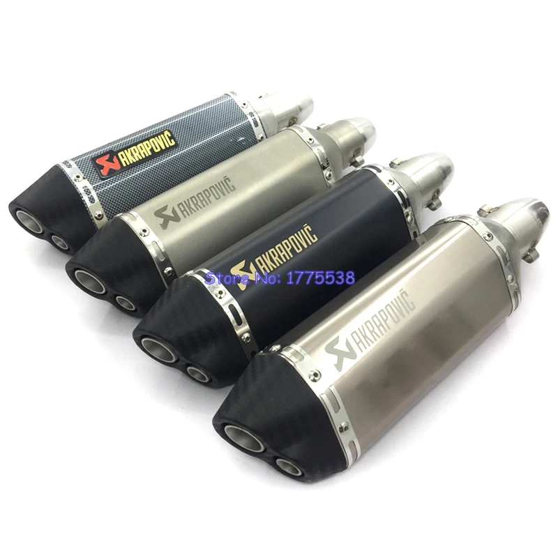 Buy ID51mm L370mm Universal Motorcycle Exhaust