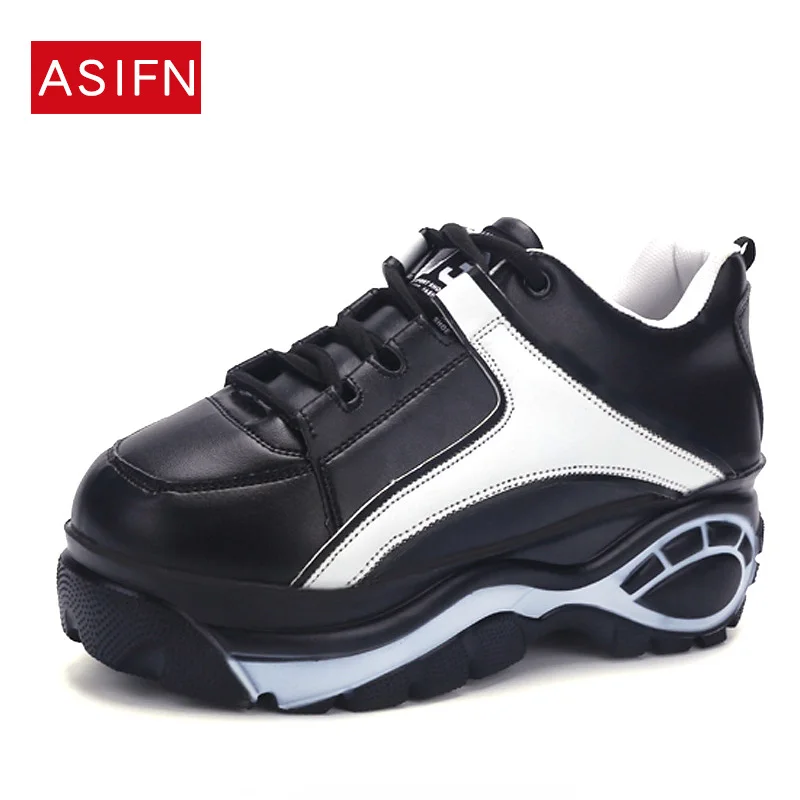 

Harajuku women shoes Women Sneakers platform Wedges elevator Casual canvas shoes woman muffin thick soled flats zapatos mujer