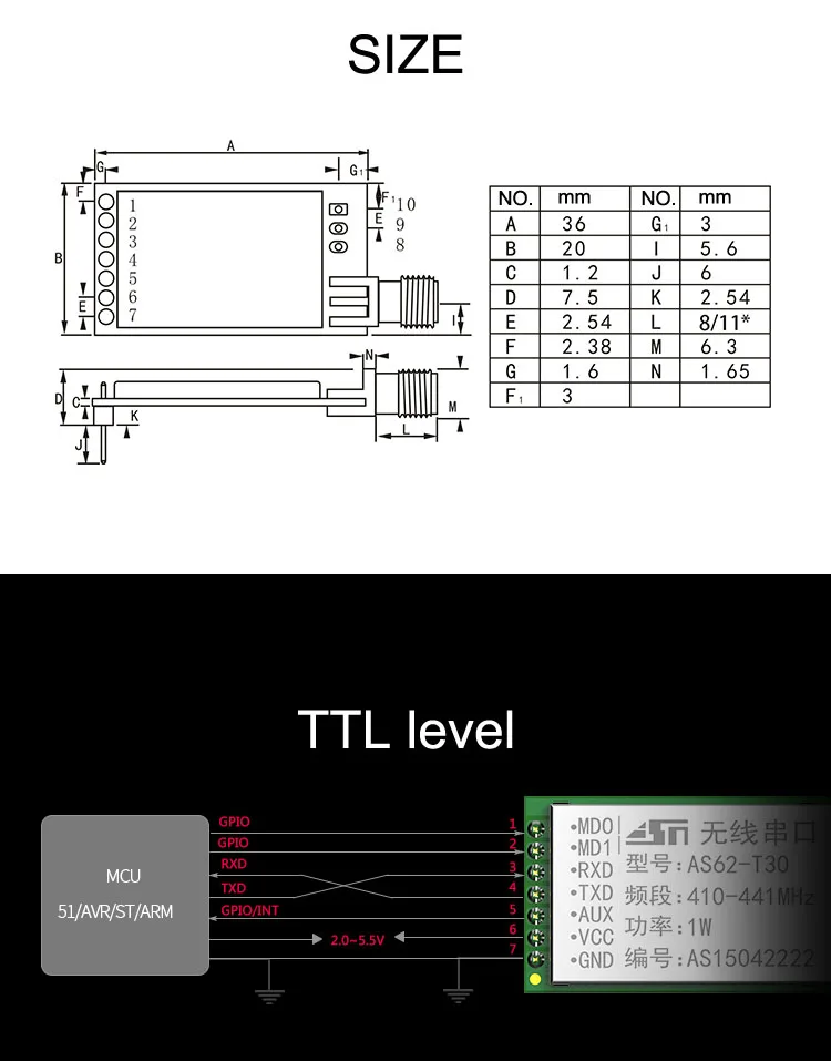 433 МГц SX1278/SX1276 LORA беспроводные модули FEC 1 Вт 8000 м дальние расстояния UART беспроводной последовательный порт Модуль приемопередатчика данных