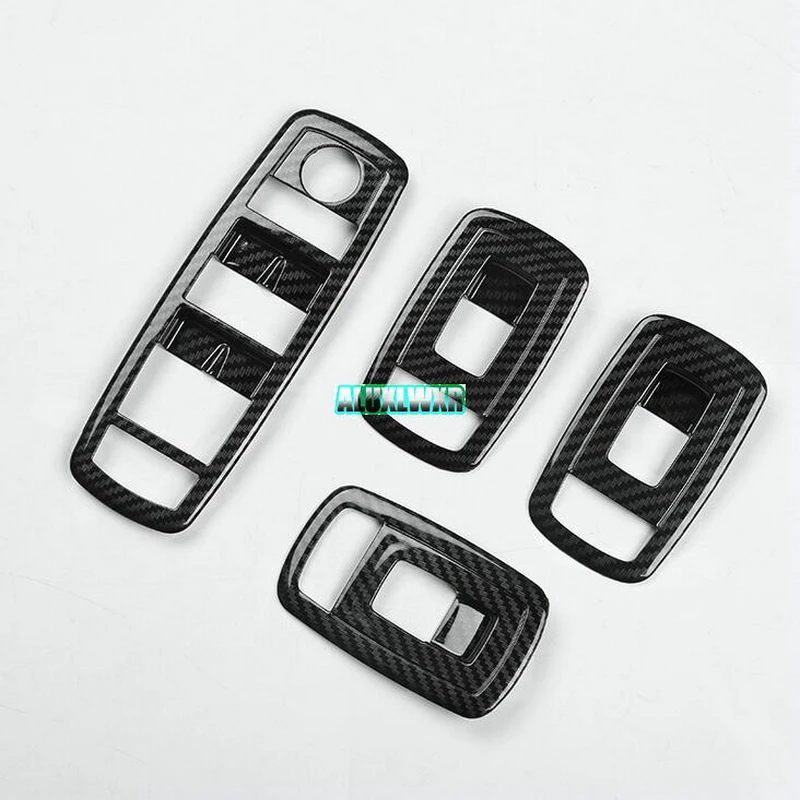 

ABS Carbon fiber glass lifter decorative cover trim fit for maserati ghibli 2014-2017 LEVANTE 2016 2017 Quattroporte 2013-2017