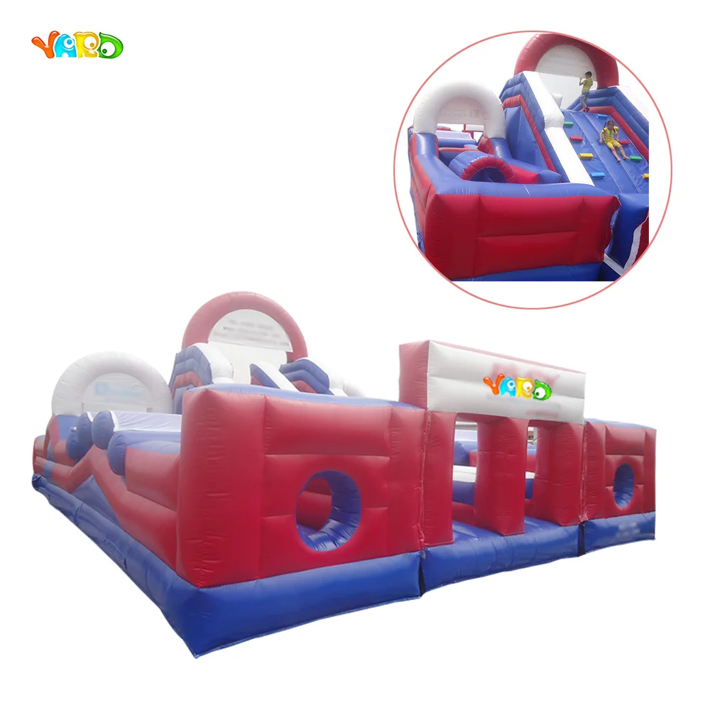 Giant Inflatable Playground Obstacle Adventure Course for Rental Use