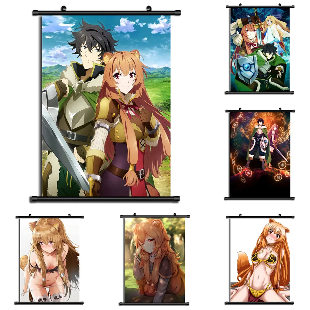 

Tate no Yuusha no Nariagari Anime Manga Wall Poster Scroll Home Decoration Wall Art