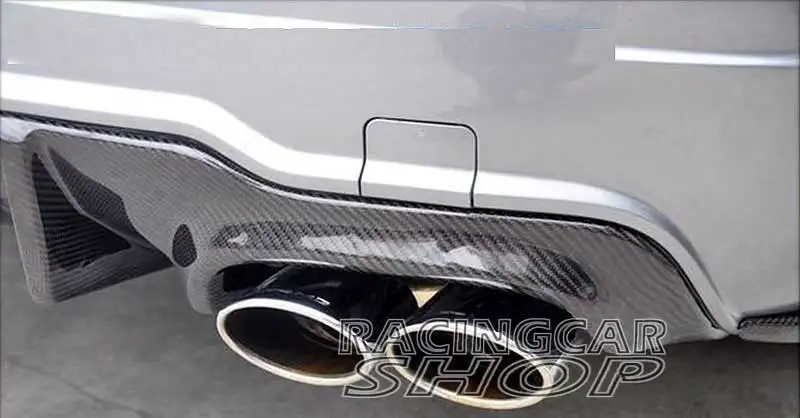 V style sedan BLACK rear diffuser for Mercedes BENZ W204 C63 coupe C250 C300 C350 AMG SPORT BUMPER 2012-2014