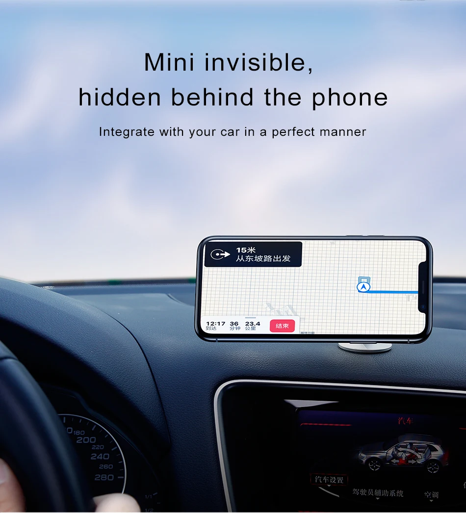 Магнитный автомобильный держатель Baseus для iPhone, samsung, держатель мобильного телефона для Xiaomi, 360 градусов, gps, автомобильный держатель для смартфона, подставка