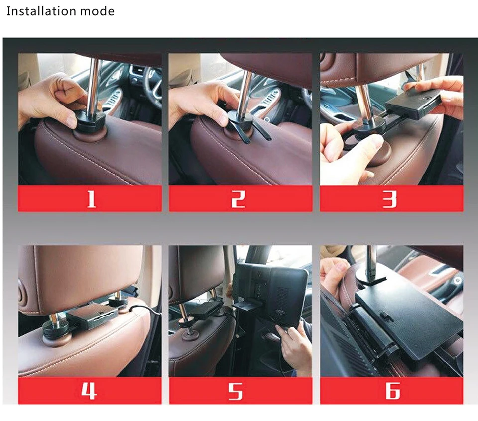 Flash Deal Car Television Active Headrest With Monitor For Porsche Panamera Android Rear Seat Entertainment System Support 4K HD Playback 9
