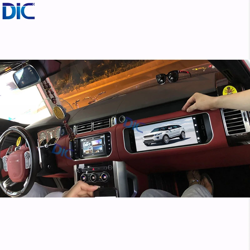 Best DLC Full touch screen 5 colors 12 inch entertainment monitor Android First officer copilot for Land Rover Range Rover vogue 2