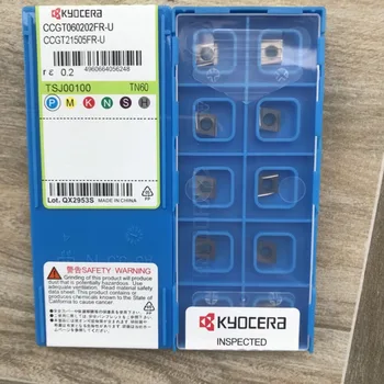 

CCGT060202FR-U TN60 CCGT21505FR-U TN60 Original New KYOCERA CNC blade carbide insert lathe tool 10pcs/Box