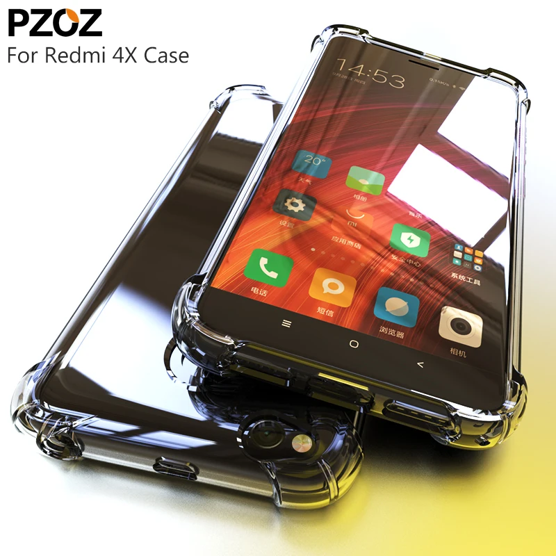 

PZOZ case for xiaomi redmi 4x silicone transparent phone bag soft cover redmi 4x case xiomi xaomi redmi 4x pro funda 32gb 5.0 3
