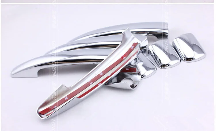 Чехол FUNDUOO хромированный для дверной ручки Peugeot 408 2010 2013 Citroen C четыре 2008 2012 +