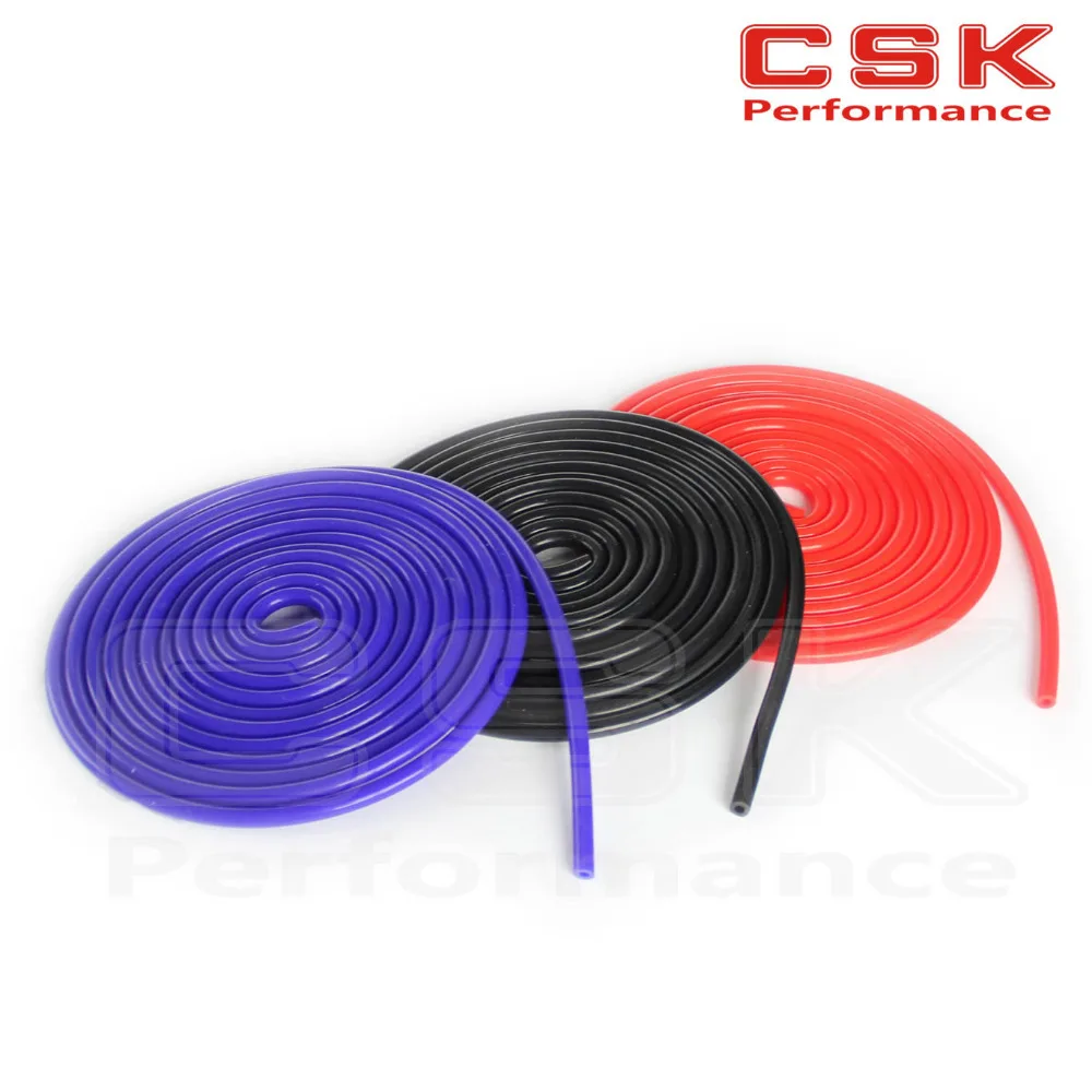 

4mm Silicone Vacuum Tube Hose +Silicone Tubing 16.4ft +Length 5 Meters
