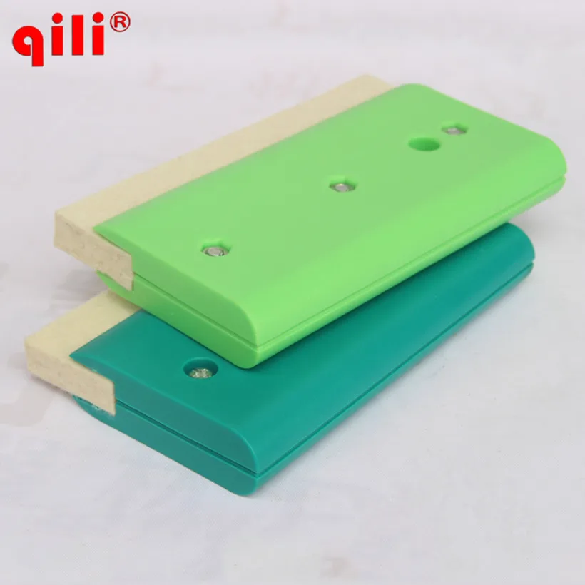 Qili Wool Sscraper Blades Single Side Wool Squeegee Tool Squeege Car Wrap Tool white Squeegee Fiber Wrapping Scraper Tools car wrapping scraper tool