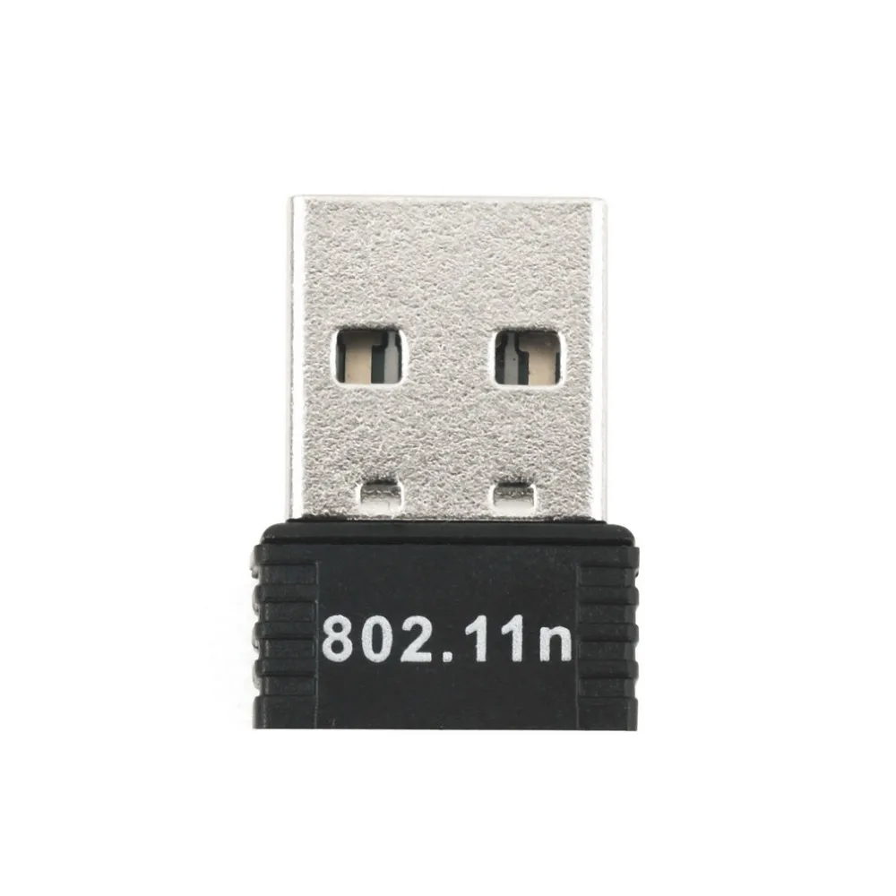 1 шт. мини USB WiFi адаптер драйвер 802,11 b/g/n Wi-Fi ключ с высоким коэффициентом усиления 2,4 ГГц 150 Мбит/с Беспроводная антенна wifi для компьютера телефона
