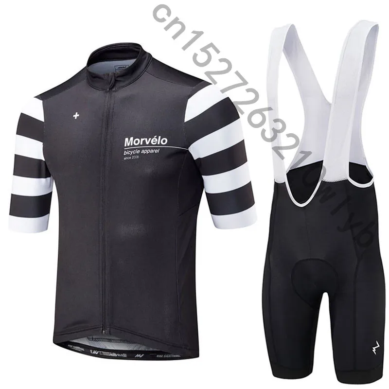 

Morvelo 2018 Pro Summer Cycling Jersey Set Mountain Bike Clothing MTB Bicycle Men