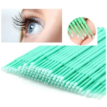100 шт. Одноразовые ресниц удаления микро щетки для наращивания ресниц Инструменты