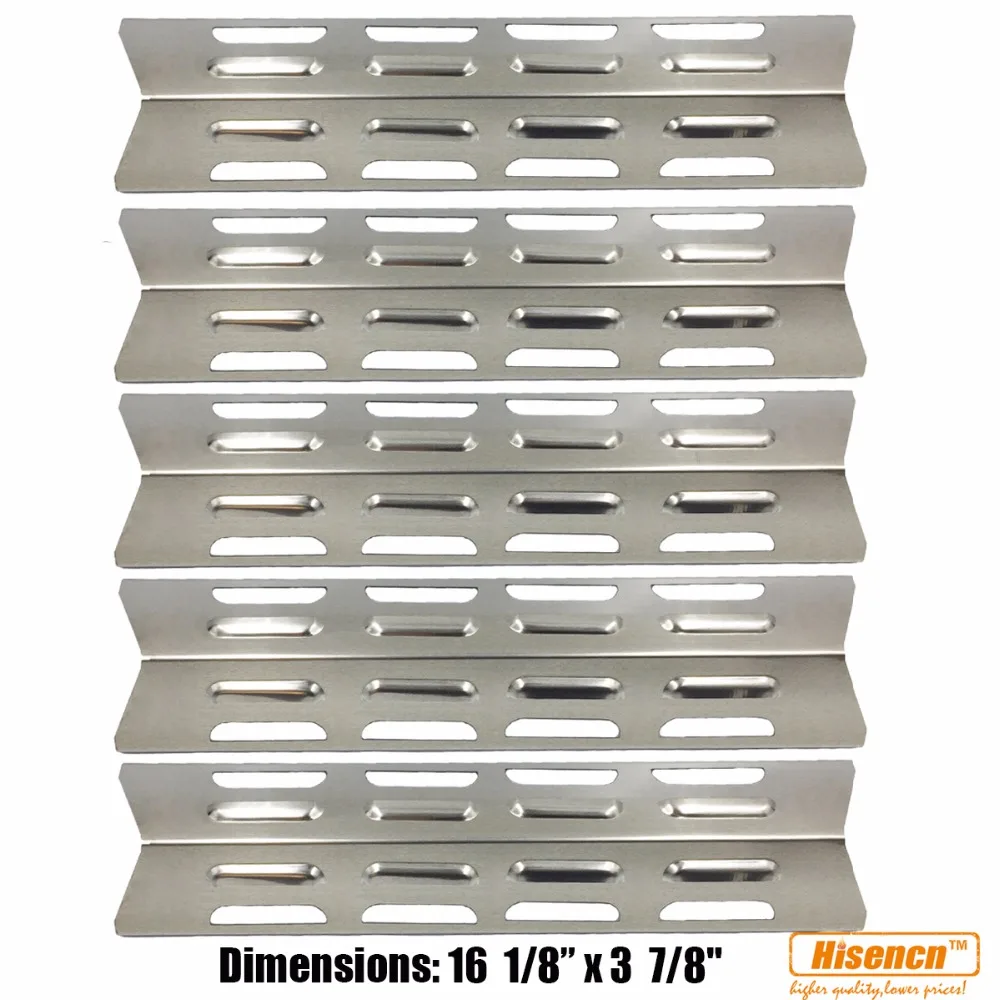 

Hisencn 16.125 inch Replacement Stainless Steel Heat Plate for Select Gas Grill Models By Kenmore, Master Forge and Others