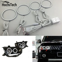 for Mitsubishi Challenger Montero Sport 2008 – 2016 RGB LED headlight rings halo angel demon eyes with remote controller