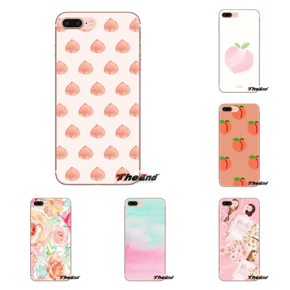 

Wedding Peach wall papaer For Huawei Mate Honor 4C 5C 5X 6X 7 7A 7C 8 9 10 8C 8X 20 Lite Pro Transparent Soft Shell Covers