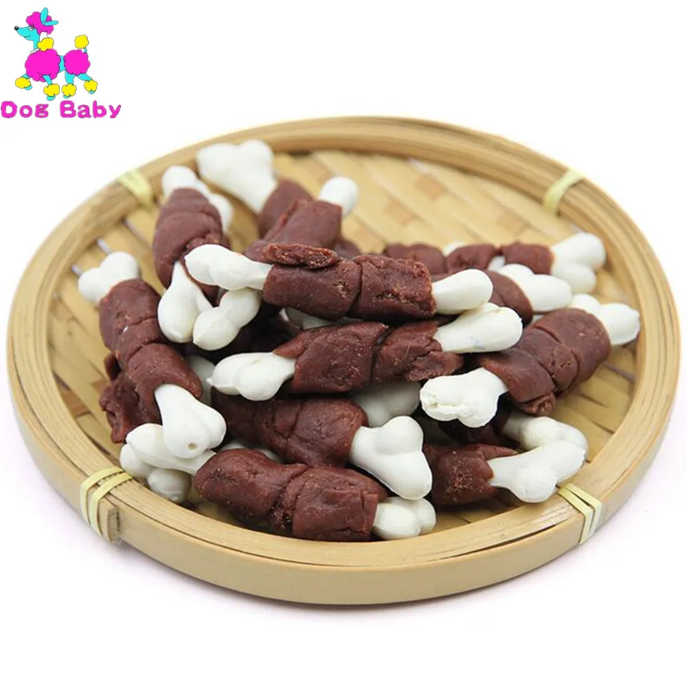 

DOGBABY Beef Milk Dog Snack Feeder Health Material Pet Chew Bones Clean Teeth Dogs Foods Feeders Teddy Chihuahua Pets Snacks