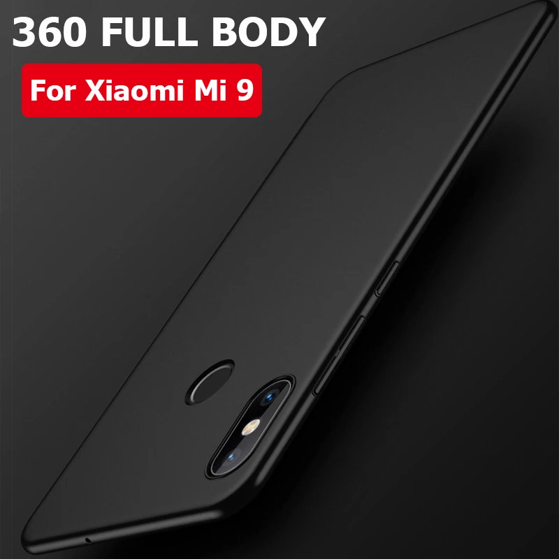 

360 Full Body Matte Protective Case For Xiaomi Mi 9 8 SE Mi 8 lite Luxury PC Hard Back Cover Redmi Note 7 Shockproof Phone Case