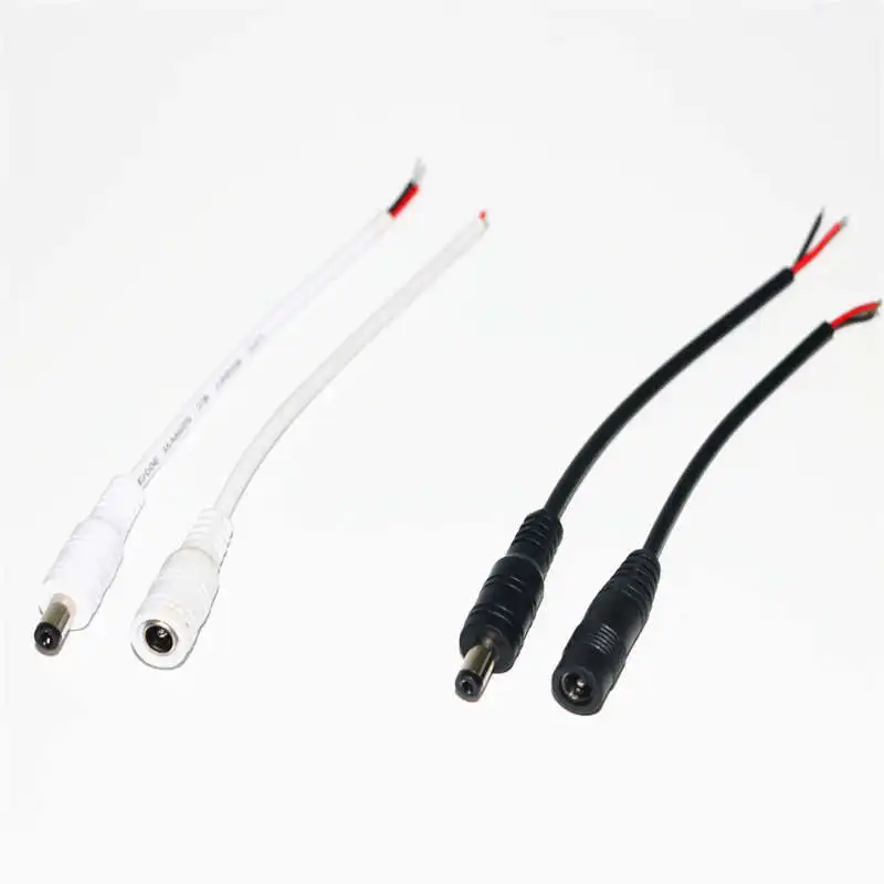 

5Pcs/Lot 15cm Length 5.5X2.1mm DC Male Female Power Connector Adapter Cable Jack Plug Cord for Led Strip Controller CCTV Camera