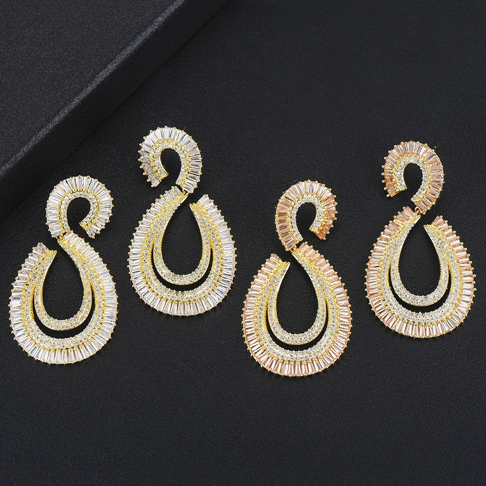 Женские серьги подвески missvikki boucle d'oreille блестящий кулон с фианитом ювелирные